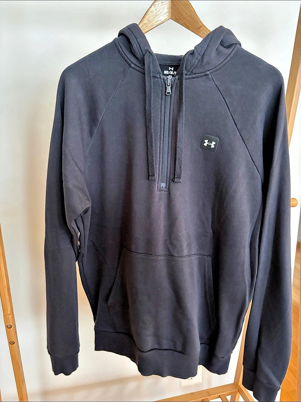 Under Armour Loose Coupe Lâche Suelto Black Men's Medium Hoodie